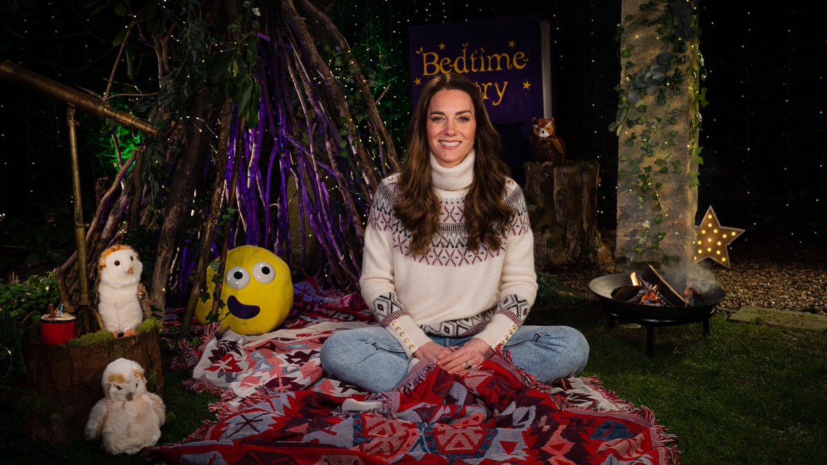 Catherine reads on CBeebies Bedtime Story for Children's Mental Health Week