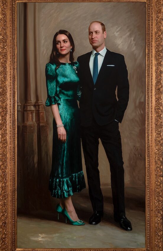 First Joint Portrait of the Duke and Duchess of Cambridge Unveiled